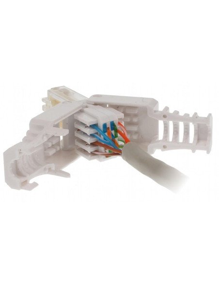 Plug Cat. 5/6 RJ45 Toolless con Copriconnettore