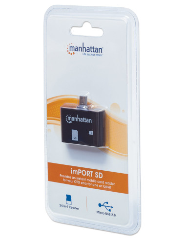 Mini Lettore Micro USB di Memorie SD/MicroSD per Smartphone e Tablet
