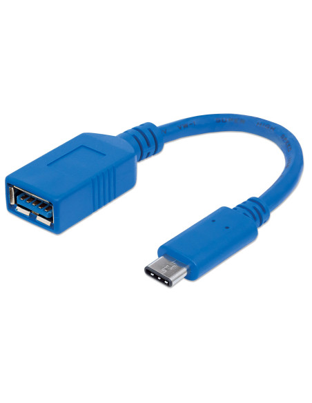 Cavo Superspeed USB A Femmina USB-C&trade Maschio 15cm Blu