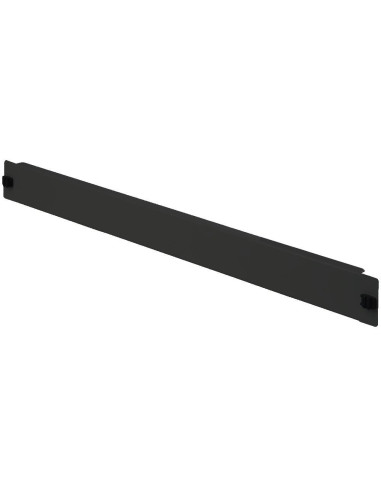 Pannello Cieco Toolless 2 Clip per Armadi Rack 19'' 1U Nero