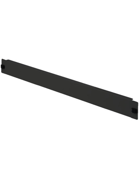 Pannello Cieco Toolless 2 Clip per Armadi Rack 19'' 1U Nero