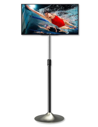Supporto a Pavimento Colonna a Base Circolare per TV LCD/LED 13-27''