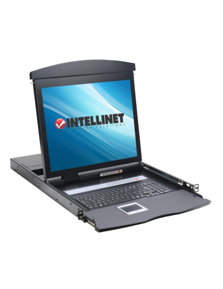 Console KVM USB/PS2 con LCD 17'' da Rack 19'' Dual Rail