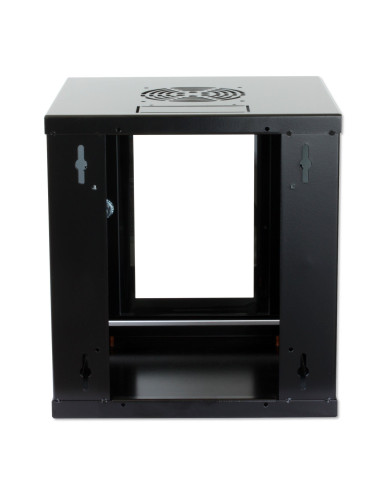 Armadio Rack 10'' a muro 6 unit&agrave Nero