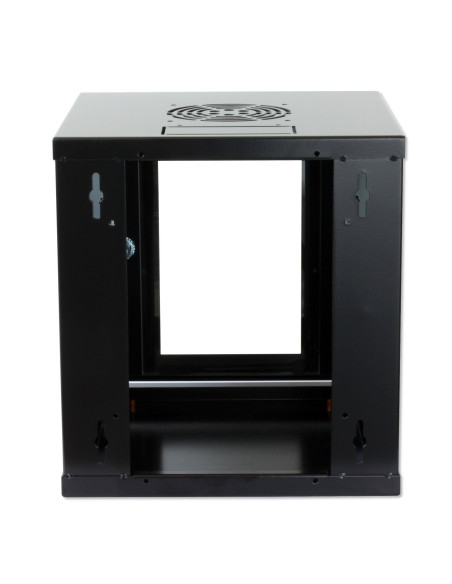 Armadio Rack 10'' a muro 6 unit&agrave Nero