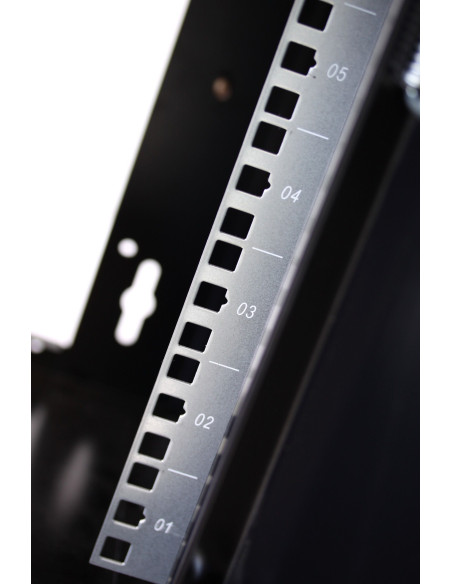 Armadio Rack 10'' a muro 9 unit&agrave Nero