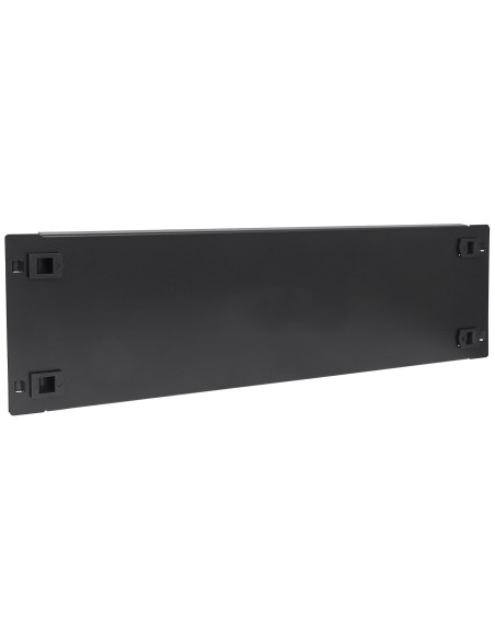 Pannello Cieco Toolless a Clip per Armadi Rack 19'' 3U Nero