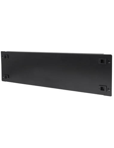Pannello Cieco Toolless a Clip per Armadi Rack 19'' 3U Nero
