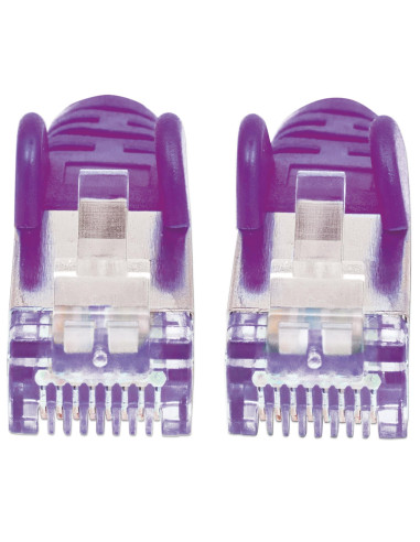 Cavo di rete Patch in rame Cat. 6 Viola SFTP LSZH 2m