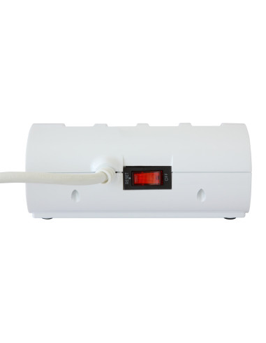 Multipresa da Tavolo 4 prese Italiane Bipasso 2 Schuko e 2 USB Bianca