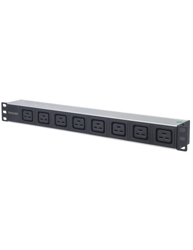 Multipresa montaggio a rack 19'' 1U 8 uscite C19 Spina Italiana