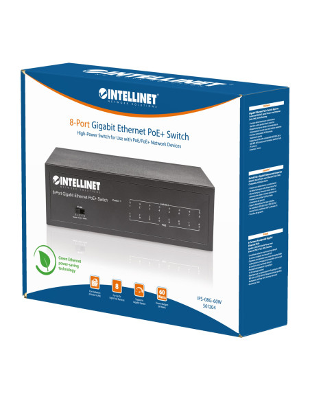 Switch Gigabit Ethernet 8 Porte PoE+