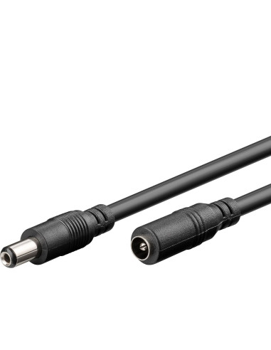 Cavo Prolunga di Alimentazione DC 2.1 mm 10m Nero