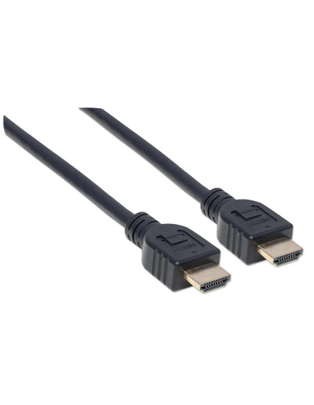 Cavo HDMI CL3 High Speed con Ethernet A/A M/M 2m Nero