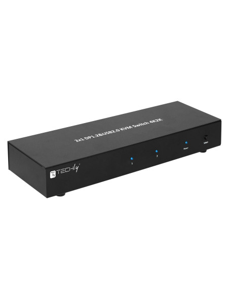 Switch KVM 2 porte DisplayPort1.2 per doppio Monitor