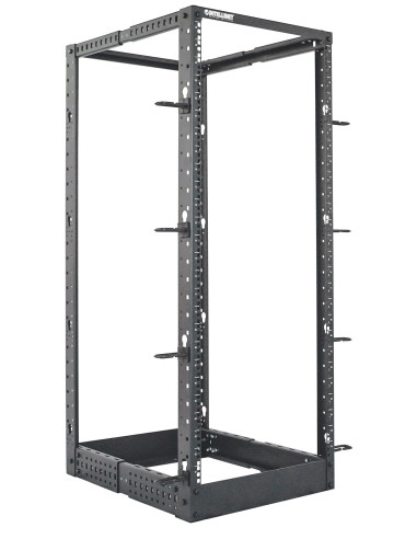 Open Frame Rack 19'' 4 Montanti 48U con profondit&agrave regolabile
