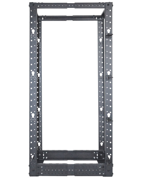 Open Frame Rack 19'' 4 Montanti 48U con profondit&agrave regolabile