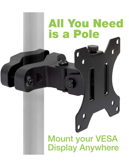 Supporto per fissaggio su palo per monitor 13-30''