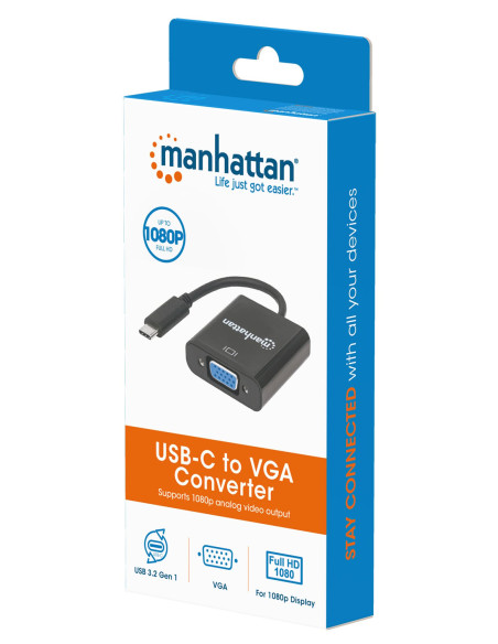 Adattatore Convertitore USB-C&trade Maschio a VGA Femmina