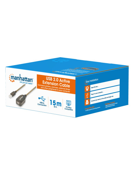 Cavo Prolunga Attivo USB 2.0 Hi-Speed 15 mt