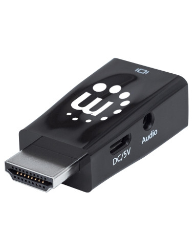 Micro Convertitore HDMI a VGA con Audio