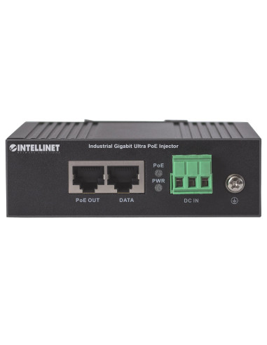 Iniettore Industriale per Guida DIN Gigabit Ultra PoE 60W