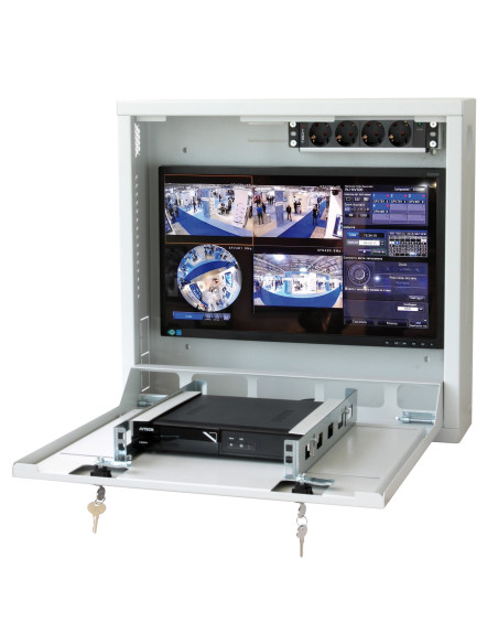 Box di sicurezza per DVR e sistemi di videosorveglianza Bianco RAL9016