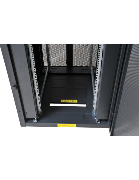 Armadio NetRack 19'' 600x1000 42 Unit&agrave Ventilato Nero da Assemblare