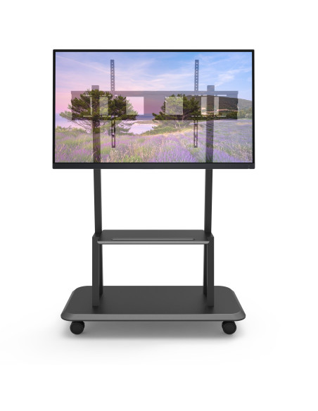 Supporto a Pavimento con Mensola per TV LCD/LED/Plasma 55-120''