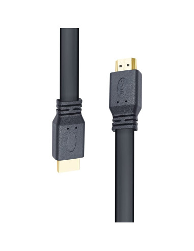 Cavo HDMI 2.0 High Speed con Ethernet A/A M/M Piatto 1m