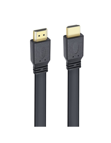 Cavo HDMI 2.0 High Speed con Ethernet A/A M/M Piatto 3 metri