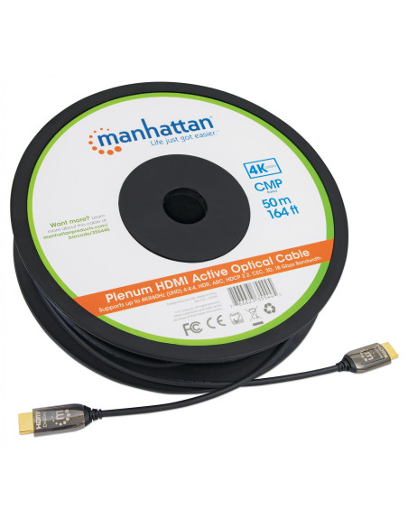 Cavo Plenum-Rated HDMI Attivo in Fibra Ottica 50m