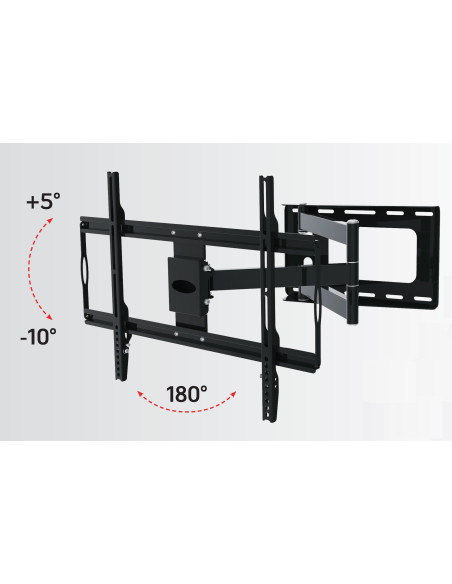 Supporto a Muro Slim per TV LED LCD 32-70'' Nero