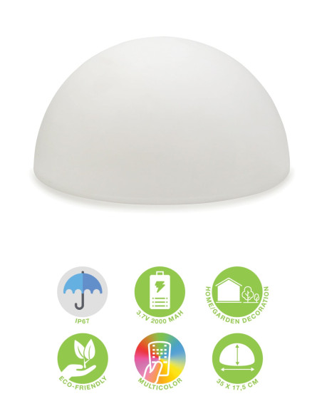 Lampada LED Multicolore a Mezza Sfera