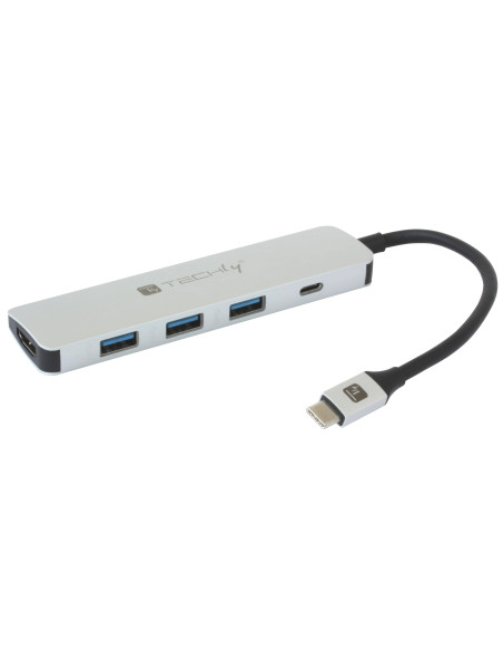 Hub USB-C&trade SuperSpeed 3 Porte USB3.2 con HDMI 4K e PD