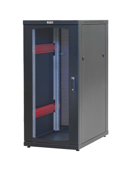Armadio Server Rack 19'' 600x1000 20 Unita' Nero Grigliato serie IdealNET