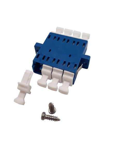 Adattatore Quadrupolo LC/PC Monomodale plastica