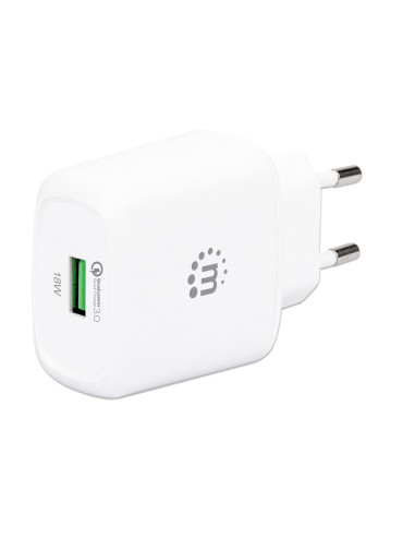 Caricatore USB da Muro QC3.0 18W Quick Charge&trade Bianco