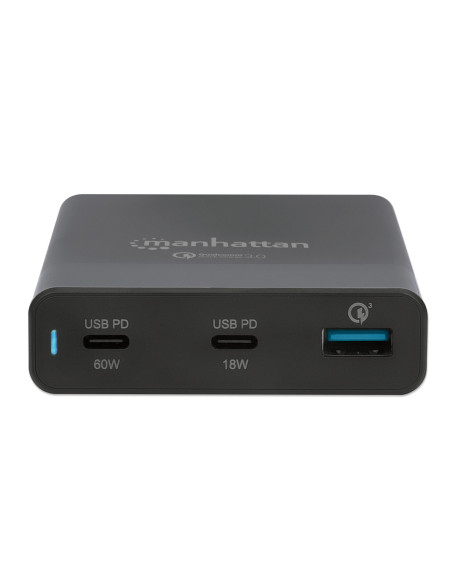 Stazione di ricarica USB-C&trade PD 65W Nero
