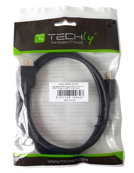 Cavo HDMI&trade High Speed 2.0 A/A M/M 1m Nero