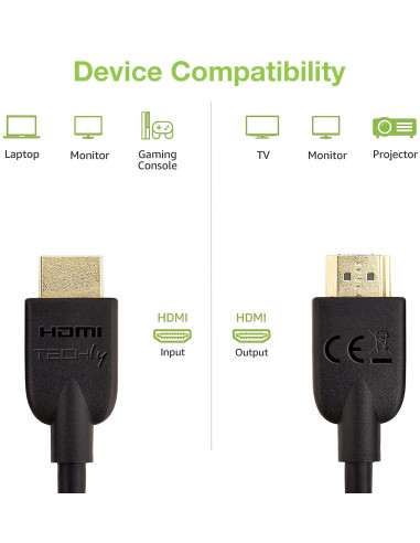 Cavo HDMI&trade High Speed 2.0 A/A M/M 5m Nero