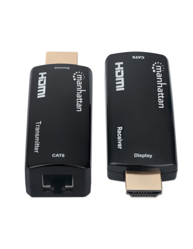 Extender HDMI Over Ethernet 1080p Compatto Nero