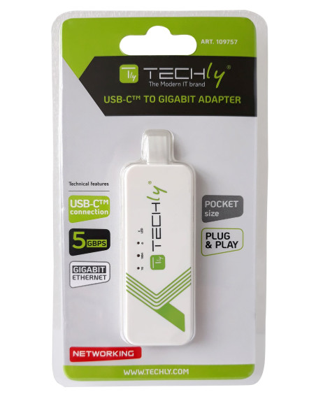 Adattatore Convertitore USB-C&trade Ethernet Gigabit RJ45 Lan