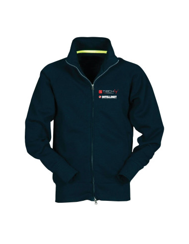 Felpa da uomo Nera taglia XL con loghi Techly Professional e Intellinet
