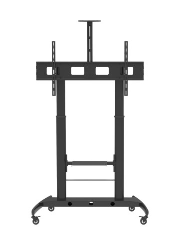 Supporto da Pavimento TV LCD/LED 52-110'' Altezza Regolabile 2 Mensole