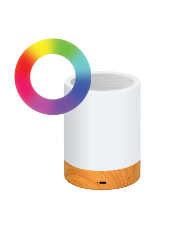 Lampada USB Smart Touch 5 Colori Selezionabili Regolazione Intensit&agrave