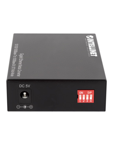 Media Converter Gigabit Ethernet Fibra ST Multimodale