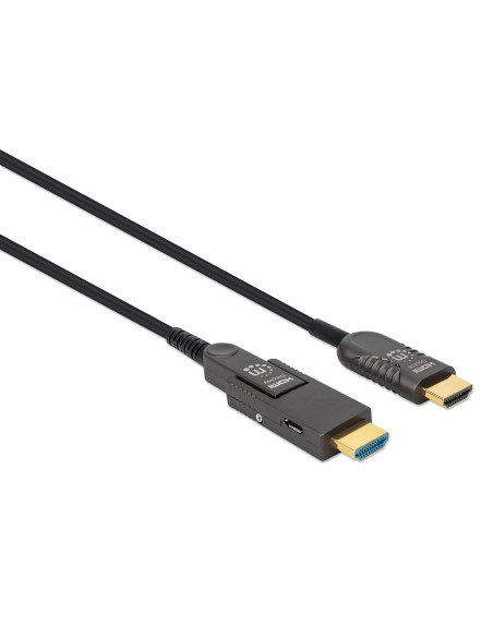 Cavo HDMI&trade Attivo in Fibra Ottica con Connettore Staccabile 70m