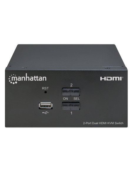 Switch KVM HDMI 2 porte Doppio monitor