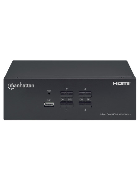 Switch KVM HDMI 4 porte Doppio monitor